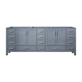 Dark Grey Double Bath Vanity 84 in. W x 22 in. D