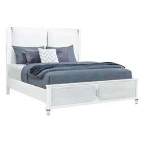 BRENDA GREY QUEEN BED WITH LED LIGHT