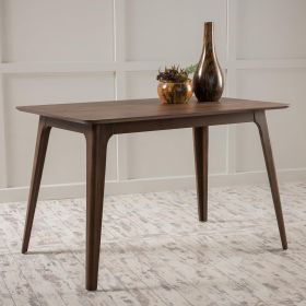 Dining Table Solid Wood Legs, Walnut