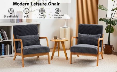 Mid-Century Modern Accent Chair (Color: as Pic)