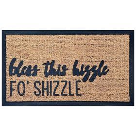 Funny Coir Doormat Hello There Welcome Front Porch Decor Doormat for The Entrance Way Outdoor with Heavy-Duty Non Slip Coconut Coir Doormat 30x17 (size: 30x17inch)